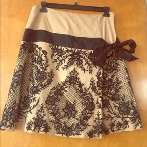 Vintage Tracy Reese embroidered skirt